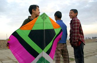 Let's go fly a kite! Up to the highest height!